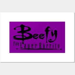 Beefy Five Layer - Black Posters and Art